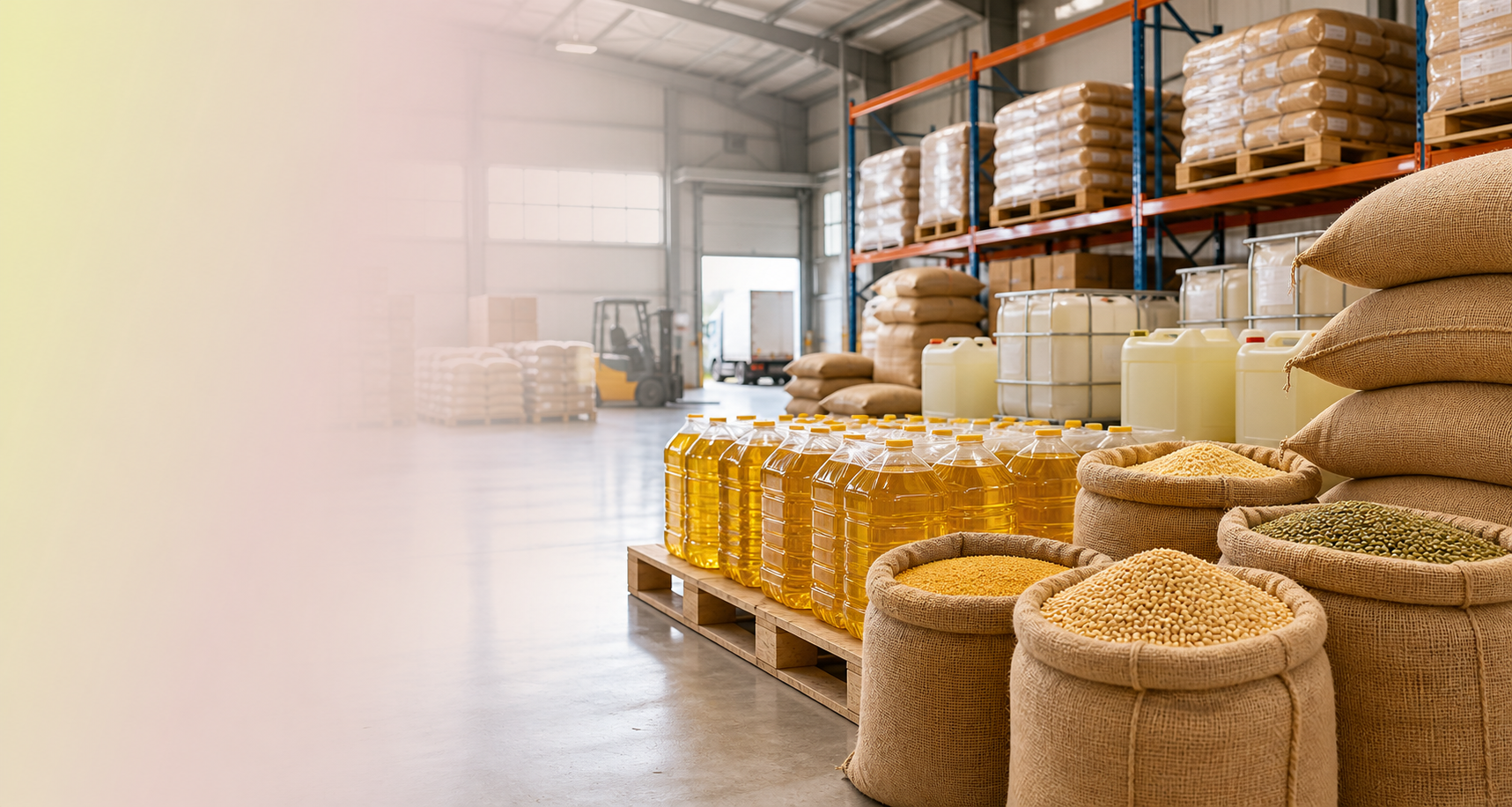 Organized agro commodity and edible oil supply warehouse