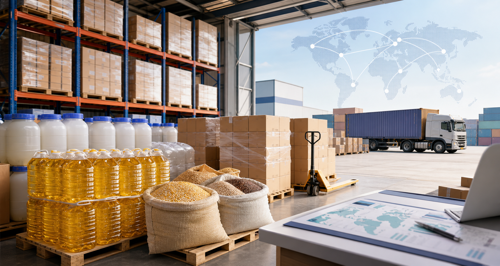 Bulk edible oil and agro commodity logistics bay
